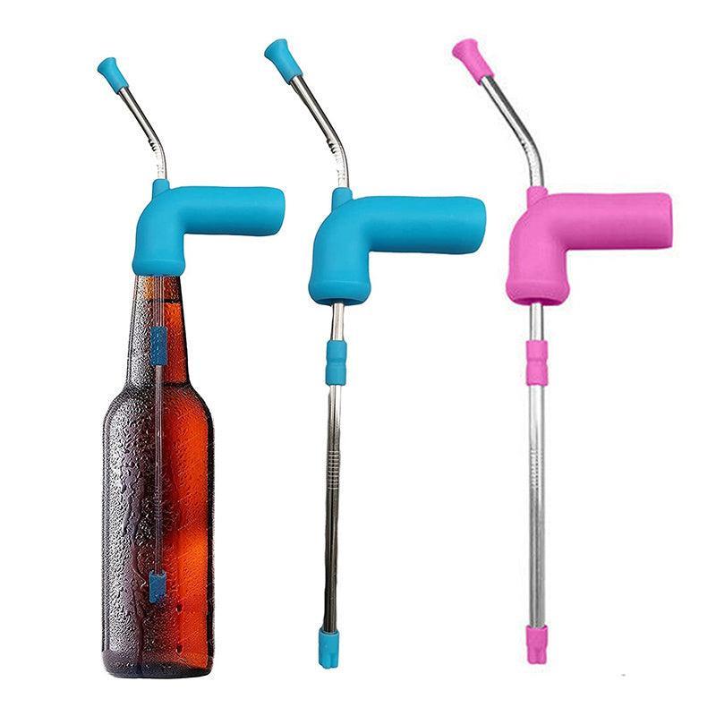 Beer Snorkel Funnel Bong Bucks Hens House Party Games Drinking - Yellow