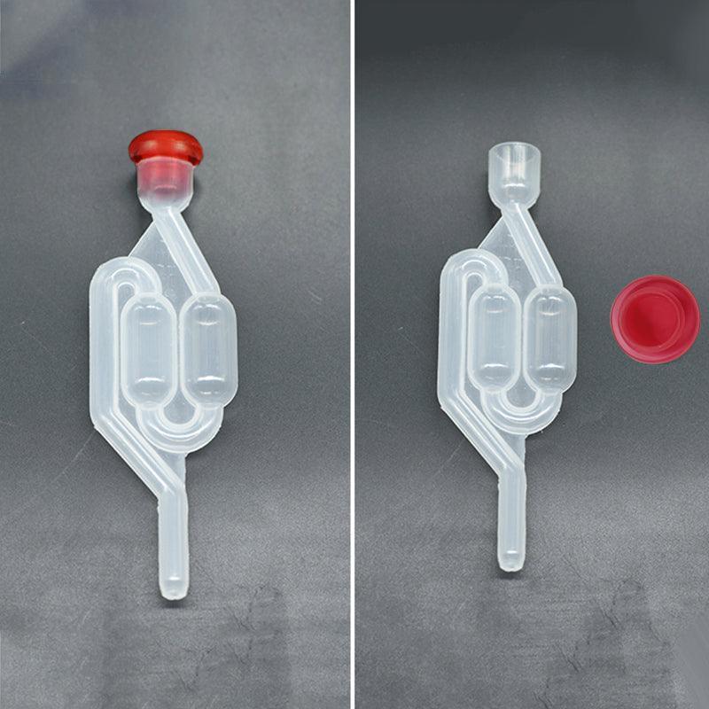 2Pcs Fermenter Airlock S Bubble Type Air Lock Home Brew Beer Wine
