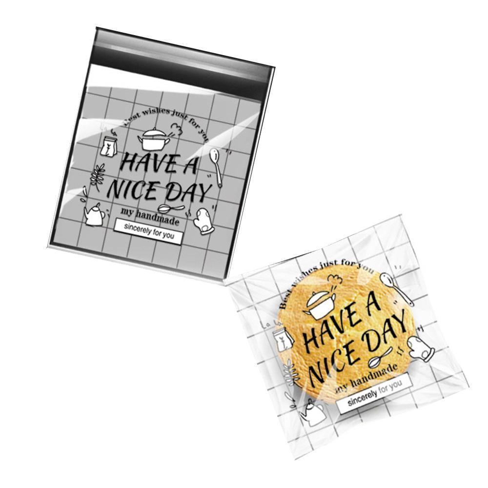 500 Pack Self Adhesive Cookie Packaging Bags Vibrant Designs OPP Material - Beer 14*14*3cm