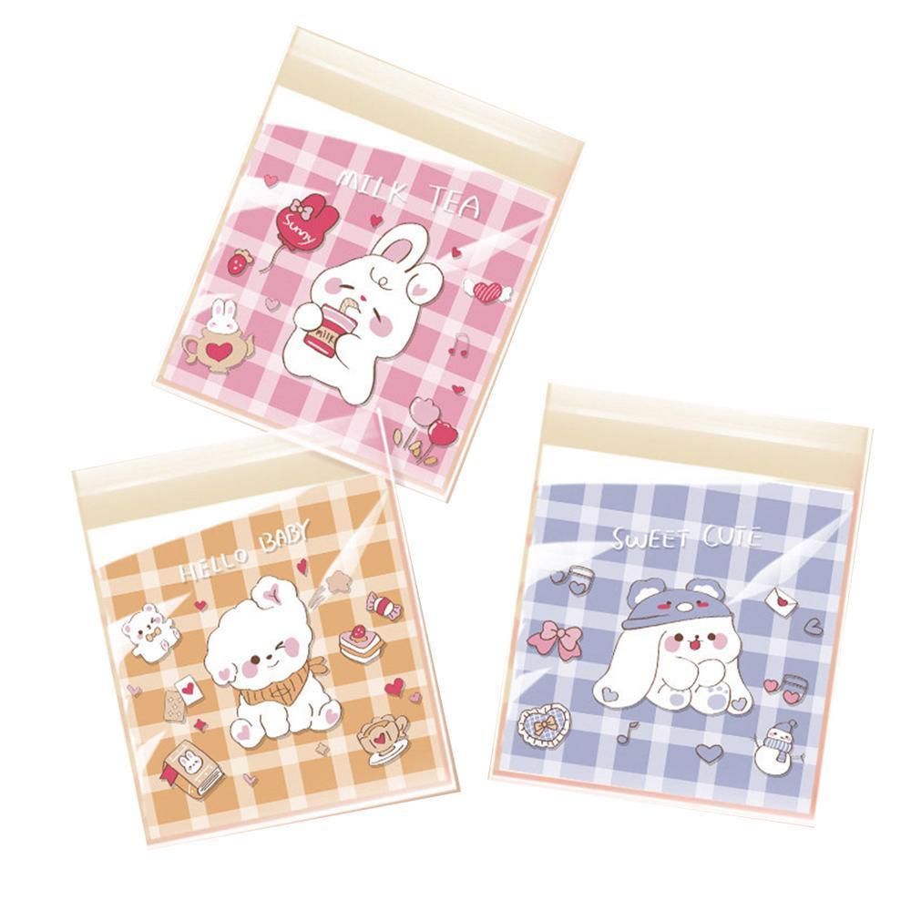 500 Pack Self Adhesive Cookie Packaging Bags Vibrant Designs OPP Material - Beer 14*14*3cm