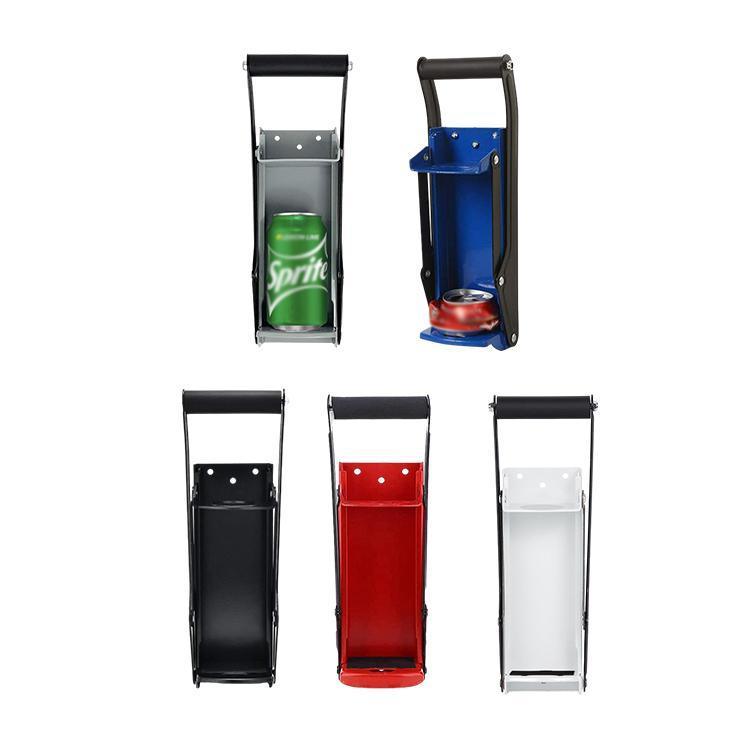 Can Crusher 12/16oz Beer Smasher Aluminium Recycling Wall Mount Bottle Opener - White