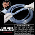 Transparent Silicone Rubber Tube Food Grade Hose Clear Soft for Beer Milk 5M - 3x5mm