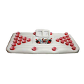 Big PVC Inflatable Beer Pong Raft Floating Pool Party Pong Game Table Lounge Toy
