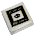 bulk 2400 White Napkin Cocktail 2ply 23cm